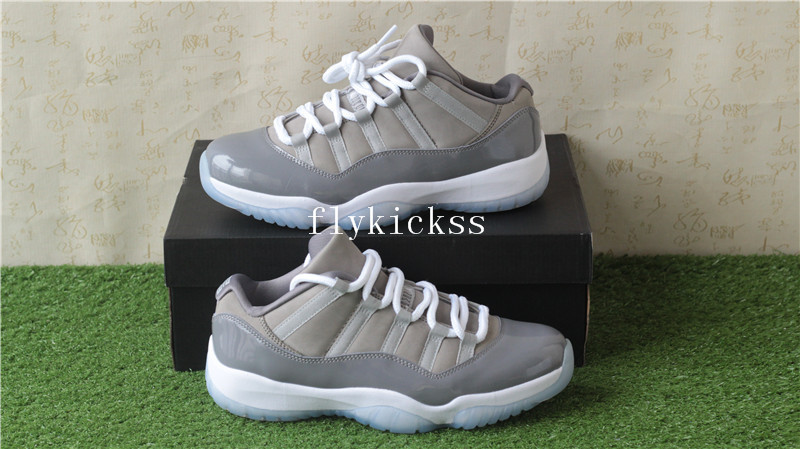 Authentic Air Jordan 11 Retro Low Cool Grey